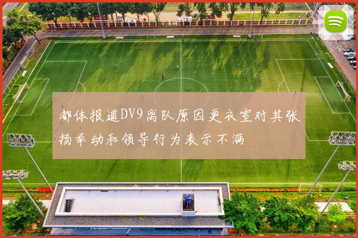 都体报道DV9离队原因更衣室对其张扬举动和领导行为表示不满